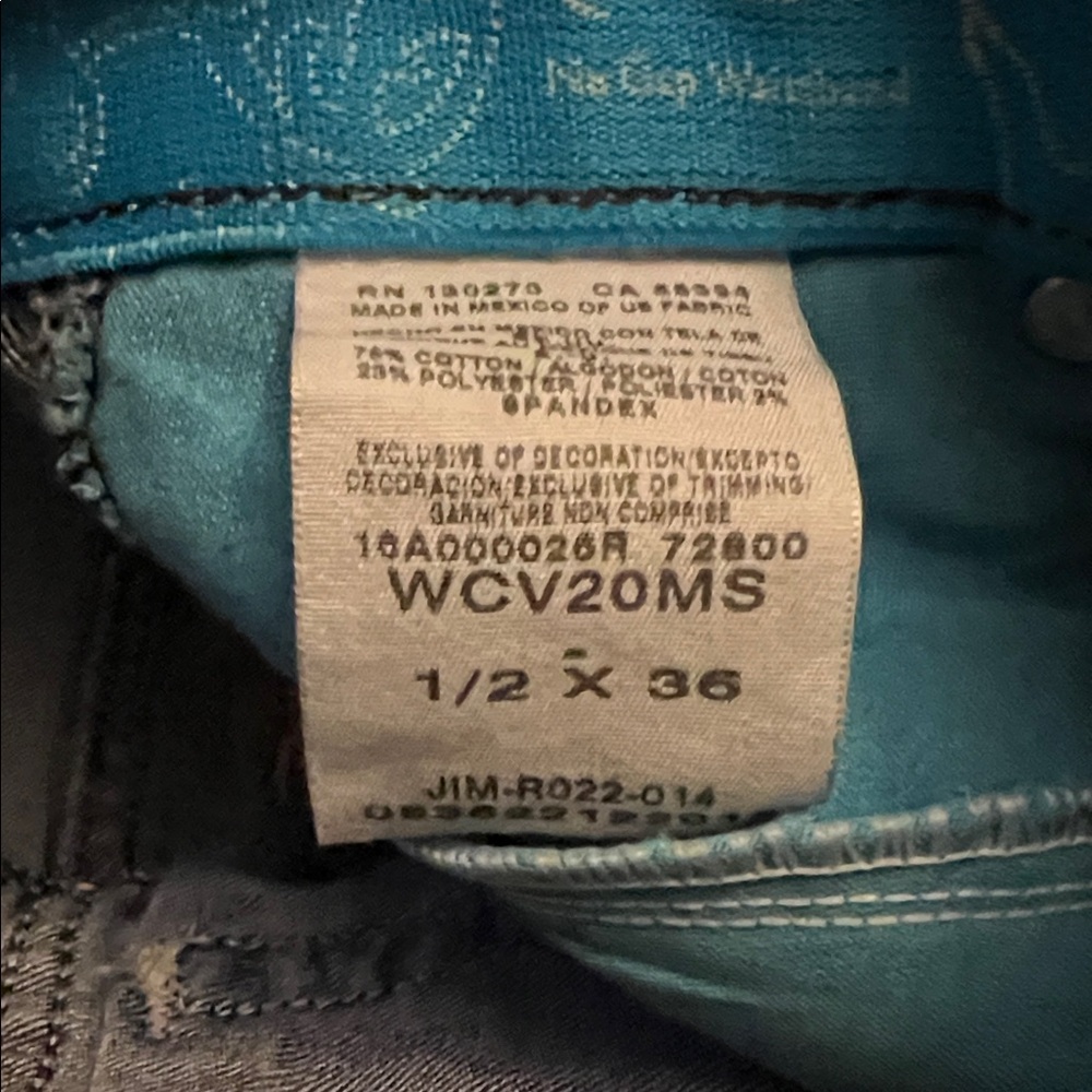 Wrangler Q Baby Women's Boot Cut Jeans - size 1/2 x 36 - Picture 6 of 9